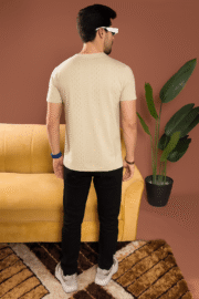 Soft Beige T-Shirt – Simplicity & Style - Image 2
