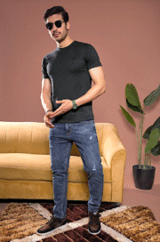 Black Slim Fit T-shirt